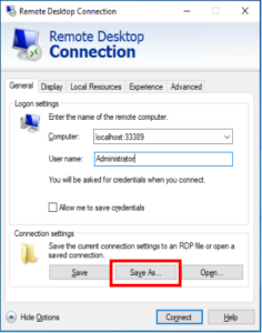 Windows remote desktop via SSH tunnel | The Commonplace book by IT ...